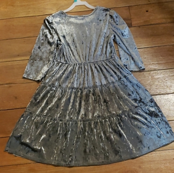Wonder Nation Gray Velour Dress - Picture 3 of 7